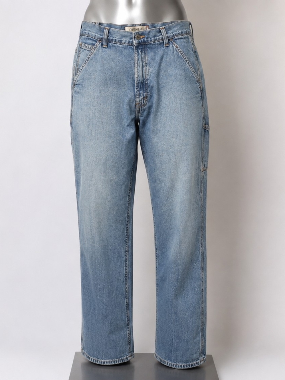 Levi’s Men’s Carpenter Loose Straight Fit Denim Jeans 36x32 Blue Light Pre-owned
